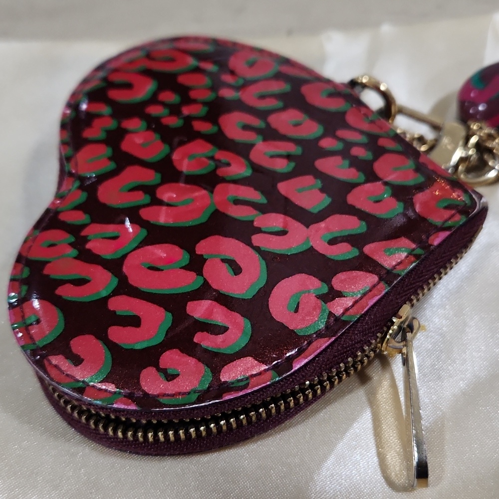 Louis Vuitton Steven Sprouse Heart Charm/Wallet With COA - Picture 4 of 7